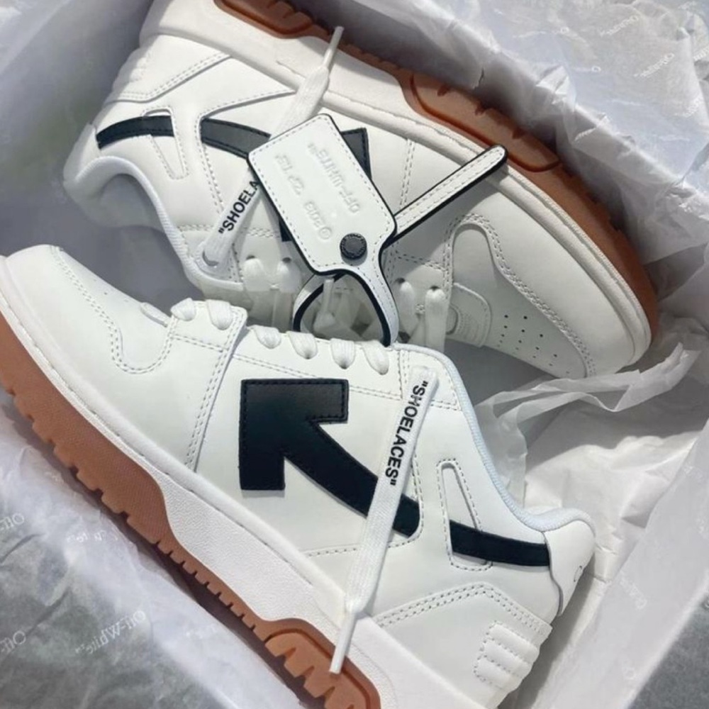 Lanvin White and Black Sneakers with Sleek Design